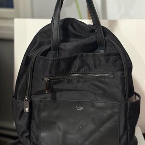 Tutelo Black Men's Backpack Tote